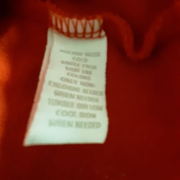 Charter Club Womens XL Long Sleeve T Shirt 100% Pima Cotton Soft Solid Red - Picture 3 of 10